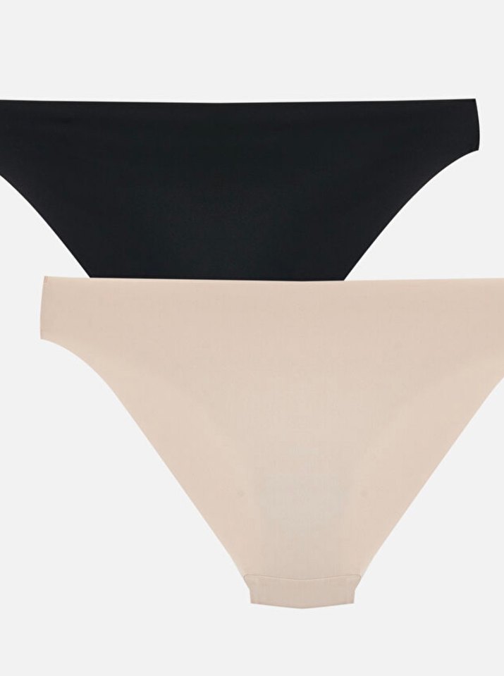 Dikişsiz Midi Kadın bikini kesim Külot Seti - Görsel 2