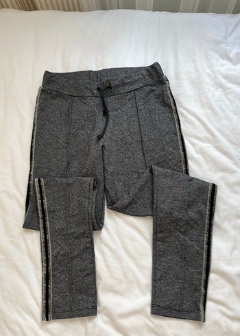 Mudo Gri Kadın Spor Kumaş eşofman altı - Görsel 2