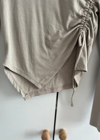 Bej Kadın Uzun Kollu bluz - Görsel 3