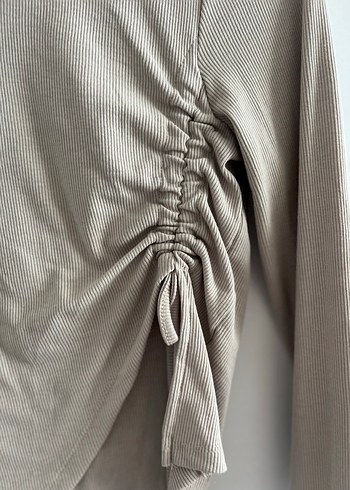 Bej Kadın Uzun Kollu bluz - Görsel 2