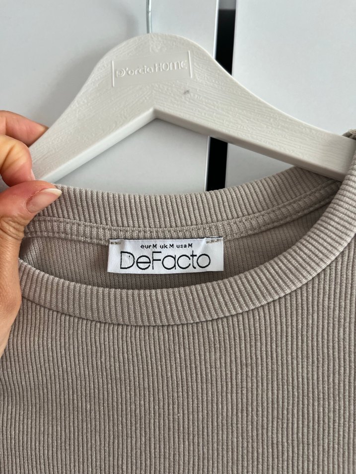 Bej Kadın Uzun Kollu bluz - Görsel 4