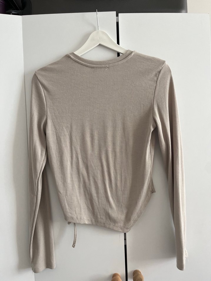 Bej Kadın Uzun Kollu bluz - Görsel 5