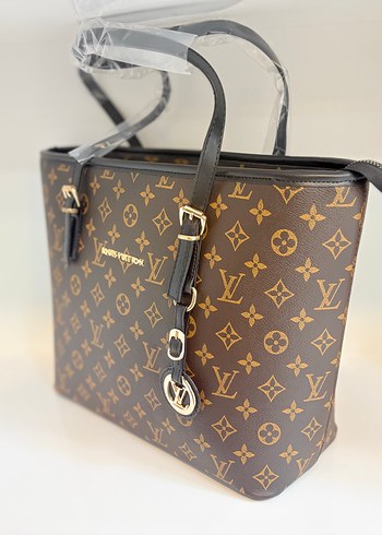 Louis Vuitton Kahverengi Deri Kadın Çanta - Görsel 4