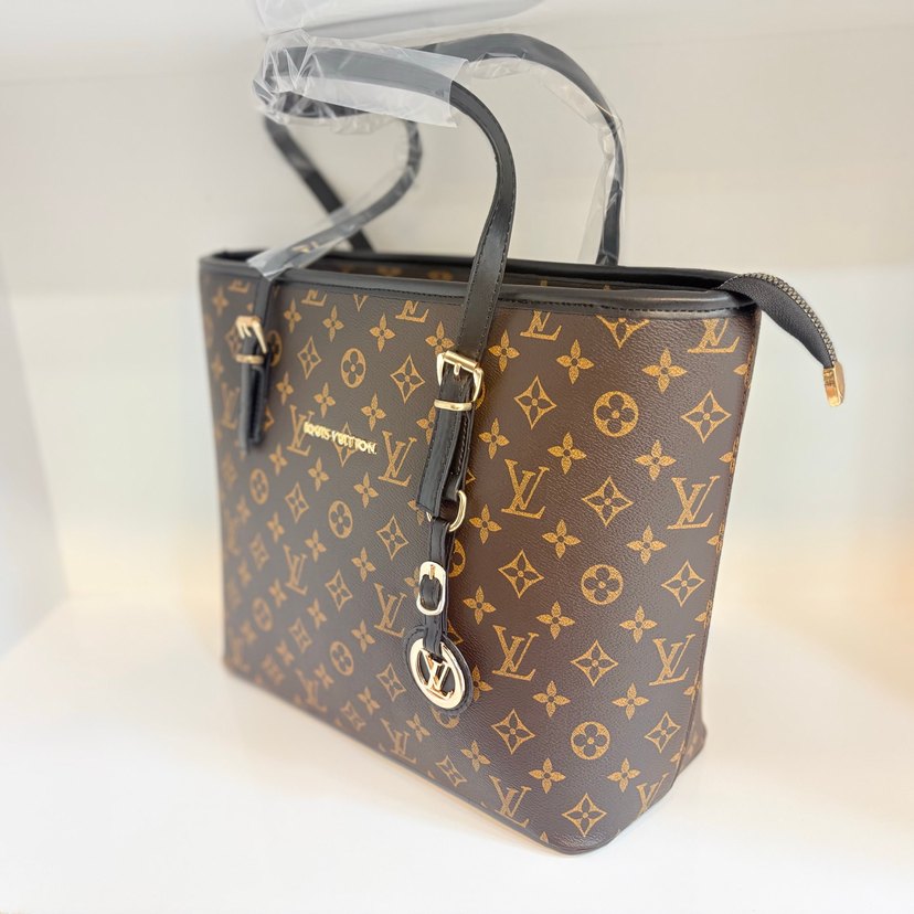 Louis Vuitton Kahverengi Deri Kadın Çanta - Görsel 4