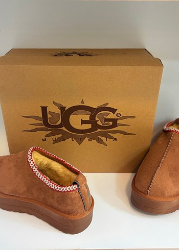 UGG Kahverengi Kadın Dolgu Topuk Terlik - Görsel 3