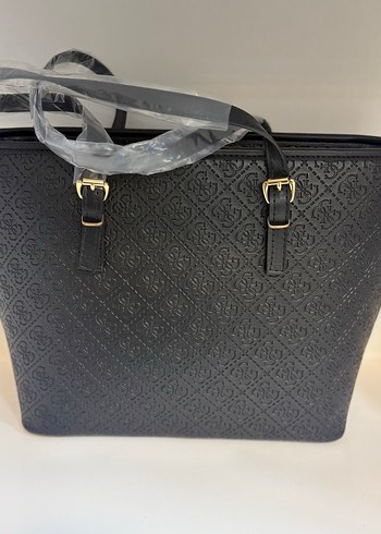 Guess Siyah Deri Kadın Çanta - Görsel 3