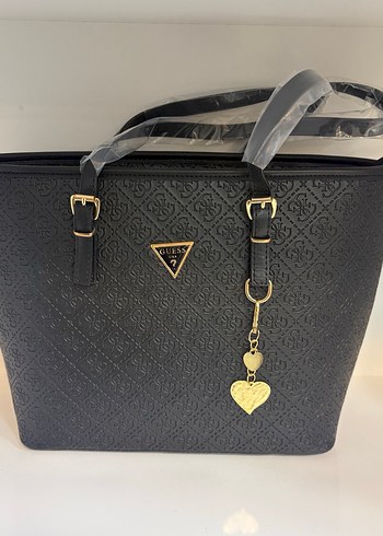 Guess Siyah Deri Kadın Çanta - Görsel 2