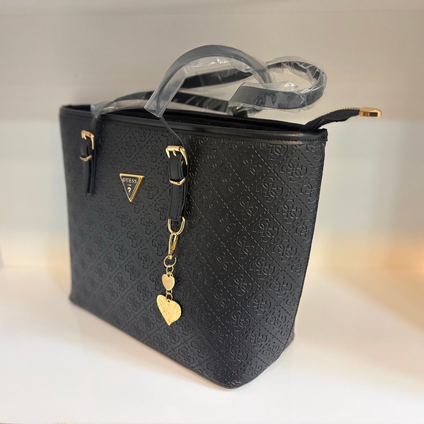 Guess Siyah Deri Kadın Çanta - Görsel 4