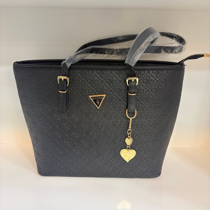 Guess Siyah Deri Kadın Çanta - Görsel 2