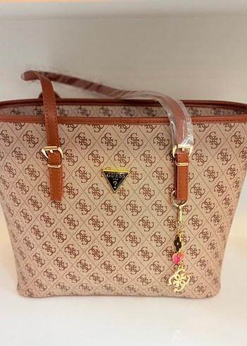 Bej Nakışlı Kadın El Çantası - Görsel 2