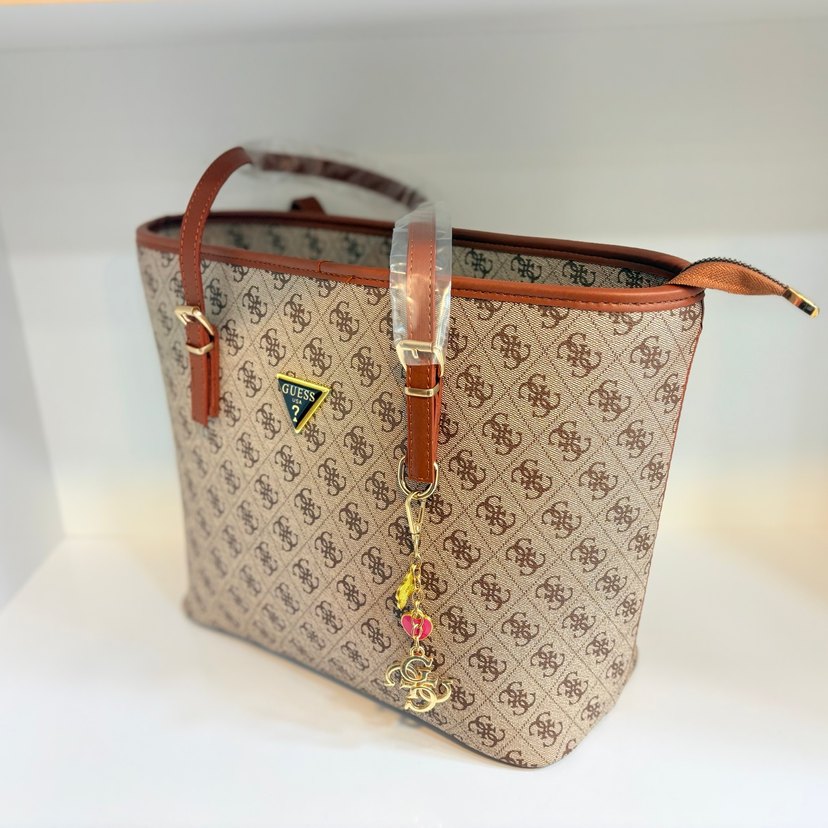 Bej Nakışlı Kadın El Çantası - Görsel 3