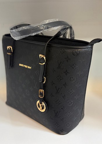 Louis Vuitton Siyah Deri Tokalı Kadın Çanta - Görsel 2