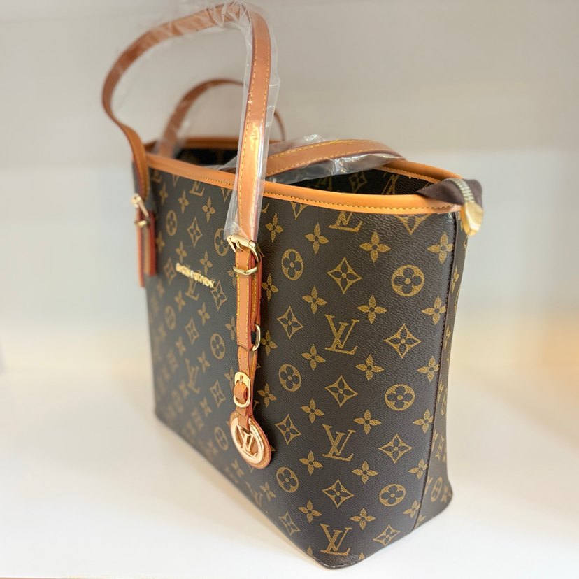 Klasik Paris Tarzı Kahverengi Deri Kadın Çanta - Görsel 3