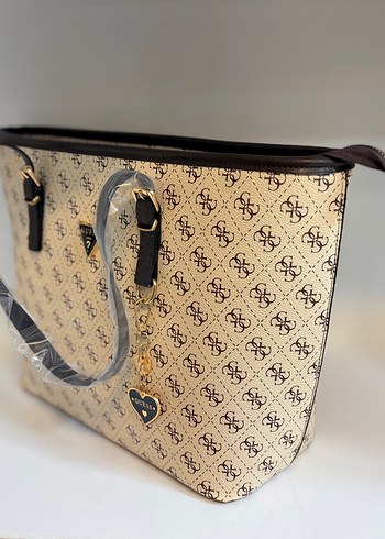 Guess Bej Baskılı Kadın Çanta - Görsel 3