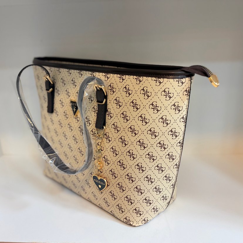 Guess Bej Baskılı Kadın Çanta - Görsel 3