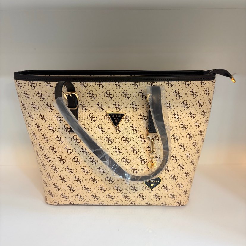 Guess Bej Baskılı Kadın Çanta - Görsel 2