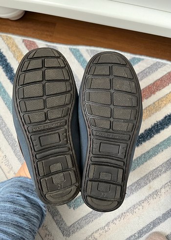 Mavi Süet Erkek Çocuk Bağcıklı Ayakkabı - Görsel 3