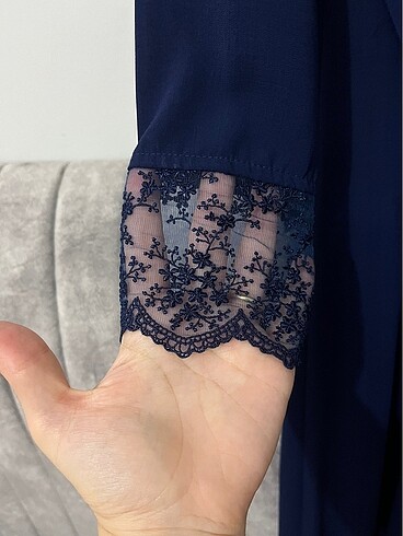 Tesettür gece elbisesi abiye - Görsel 3