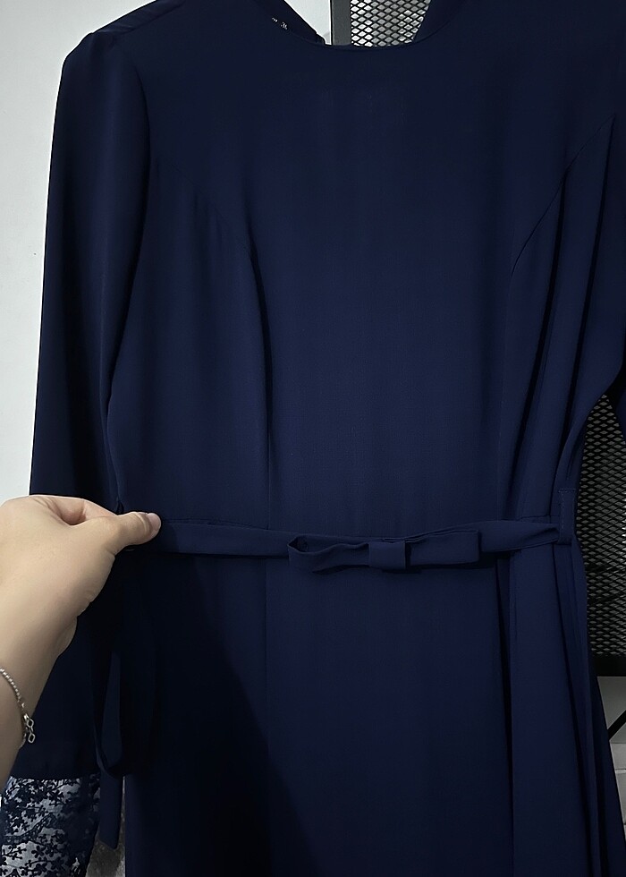 Tesettür gece elbisesi abiye - Görsel 2