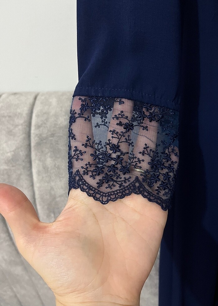 Tesettür gece elbisesi abiye - Görsel 3