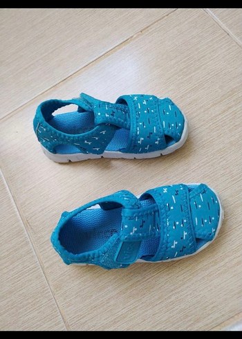 Mavi Erkek Çocuk Cırt Cırtlı Terlik - Görsel 5