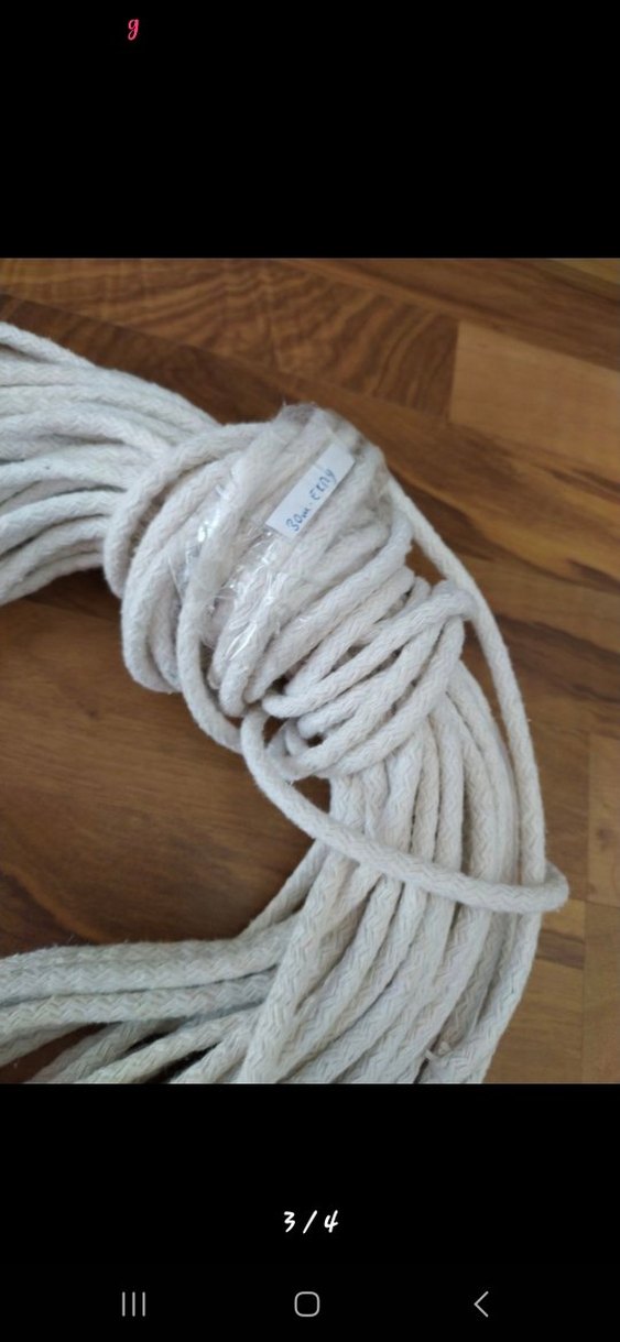 Bohem Tarzı Doğal Pamuk İp - Görsel 2