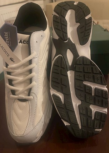 Orjinal Beyaz Lacoste Erkek Spor Ayakkabı - Görsel 4