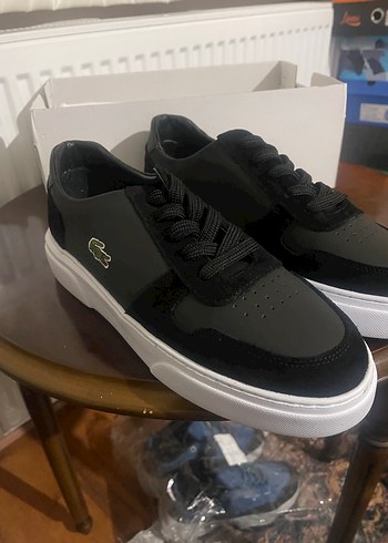 Orjinal Lacoste Siyah Gri Erkek Ayakabısı 43 - Görsel 3