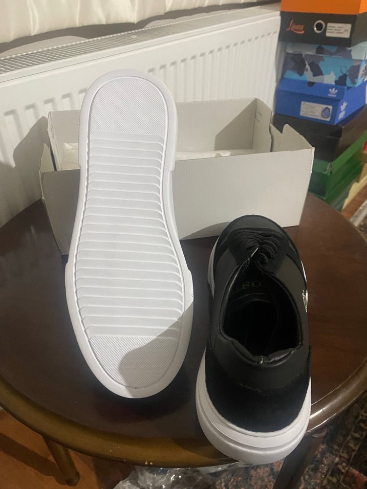 Orjinal Lacoste Siyah Gri Erkek Ayakabısı 43 - Görsel 5