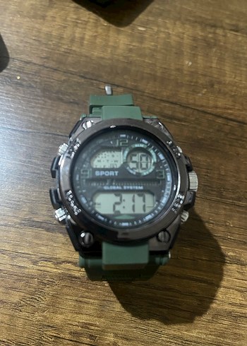 Yeşil Erkek Spor Saat, Suya Dayanıklı - Görsel 2