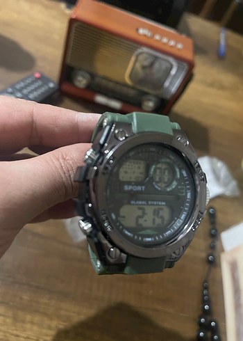 Yeşil Erkek Spor Saat, Suya Dayanıklı - Görsel 5