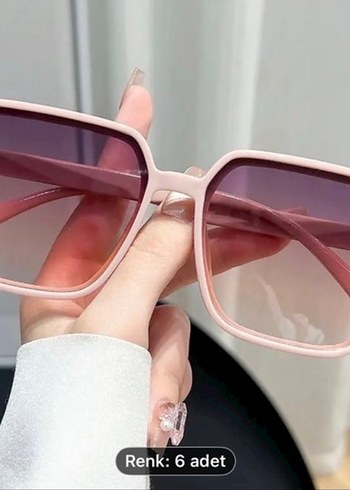 Parlak Yüzeyli 6'lı Kadın Güneş Gözlüğü Seti - Görsel 4