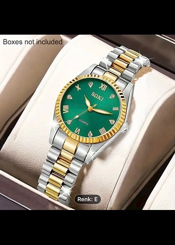 Kadın Mavi Klasik kol saati - Görsel 2