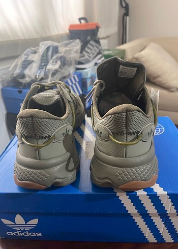 Orjinal Adidas Kamuflaj Desenli  Spor Ayakkabı - Görsel 5