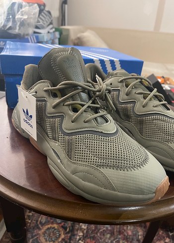 Orjinal Adidas Kamuflaj Desenli  Spor Ayakkabı - Görsel 3