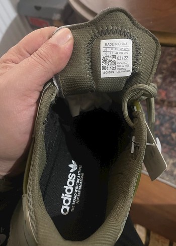 Orjinal Adidas Kamuflaj Desenli  Spor Ayakkabı - Görsel 10