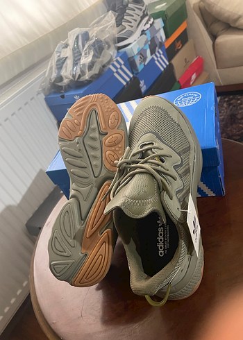 Orjinal Adidas Kamuflaj Desenli  Spor Ayakkabı - Görsel 4