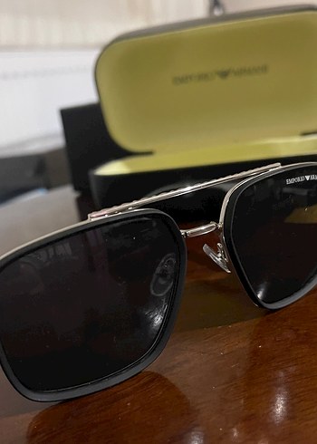 Emporio Armani Klasik Gri Erkek Güneş Gözlüğü - Görsel 4