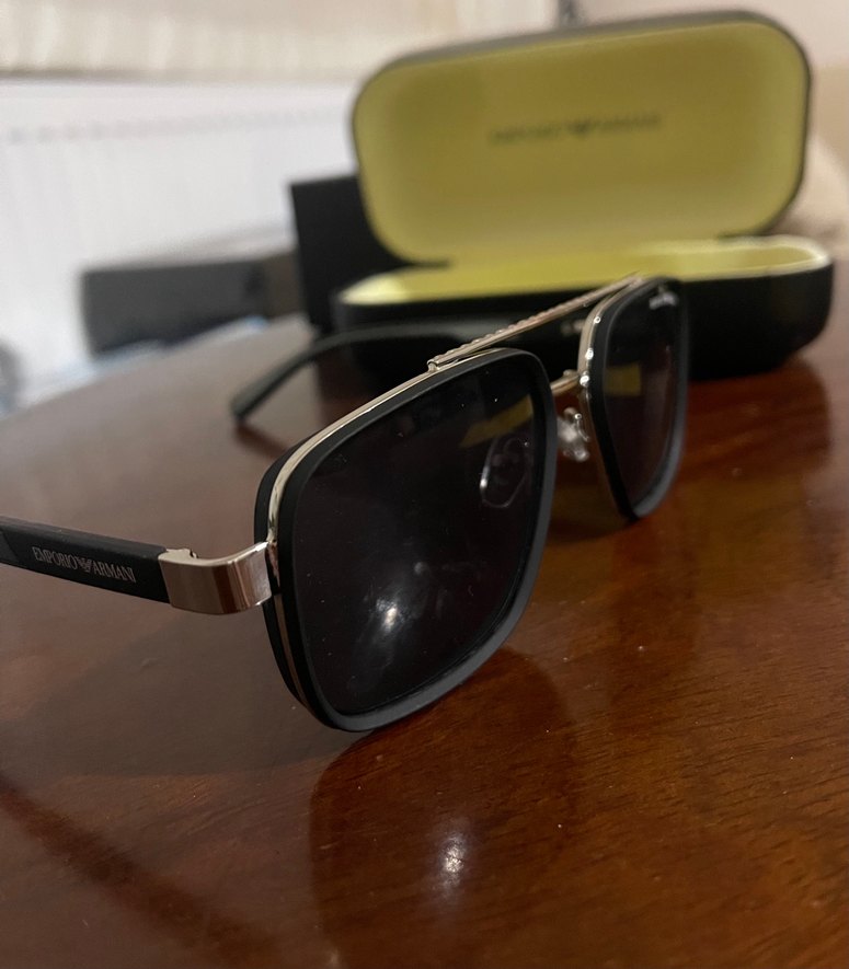 Emporio Armani Klasik Gri Erkek Güneş Gözlüğü - Görsel 3