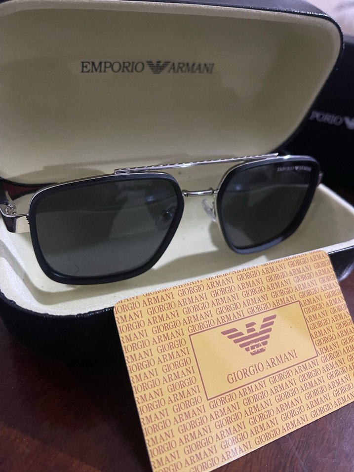 Emporio Armani Klasik Gri Erkek Güneş Gözlüğü - Görsel 2