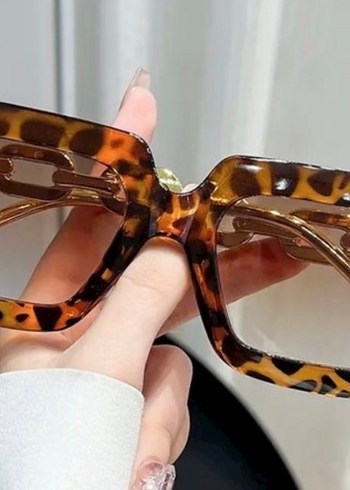 Kadın Parlak Kahverengi Gözlük Seti - 6 Adet - Görsel 2