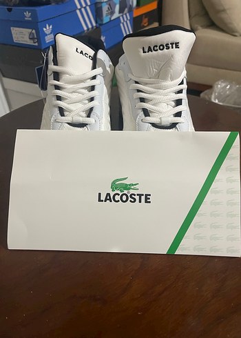 Lacoste Beyaz Bağcıklı Erkek Spor Ayakkabı - Görsel 6