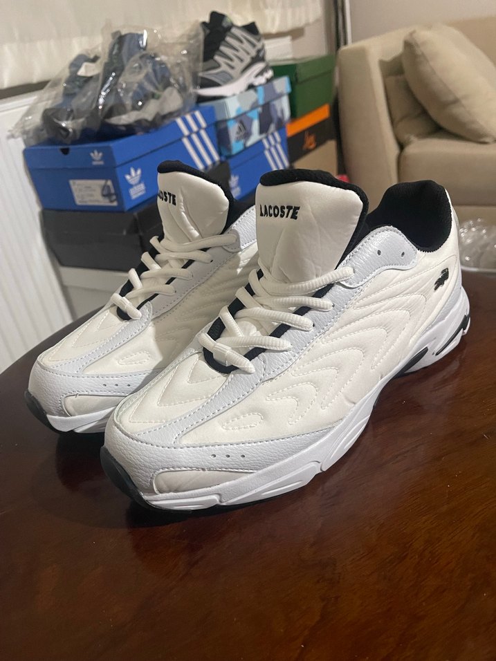 Lacoste Beyaz Bağcıklı Erkek Spor Ayakkabı - Görsel 3