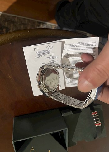 Polo Air Gri Siyah Erkek Saat Seti - Görsel 4