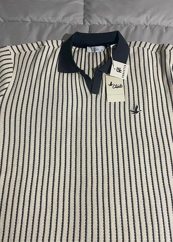 Orjinal Beymen Gri Desenli Pamuklu Erkek Polo Tişört - Görsel 3