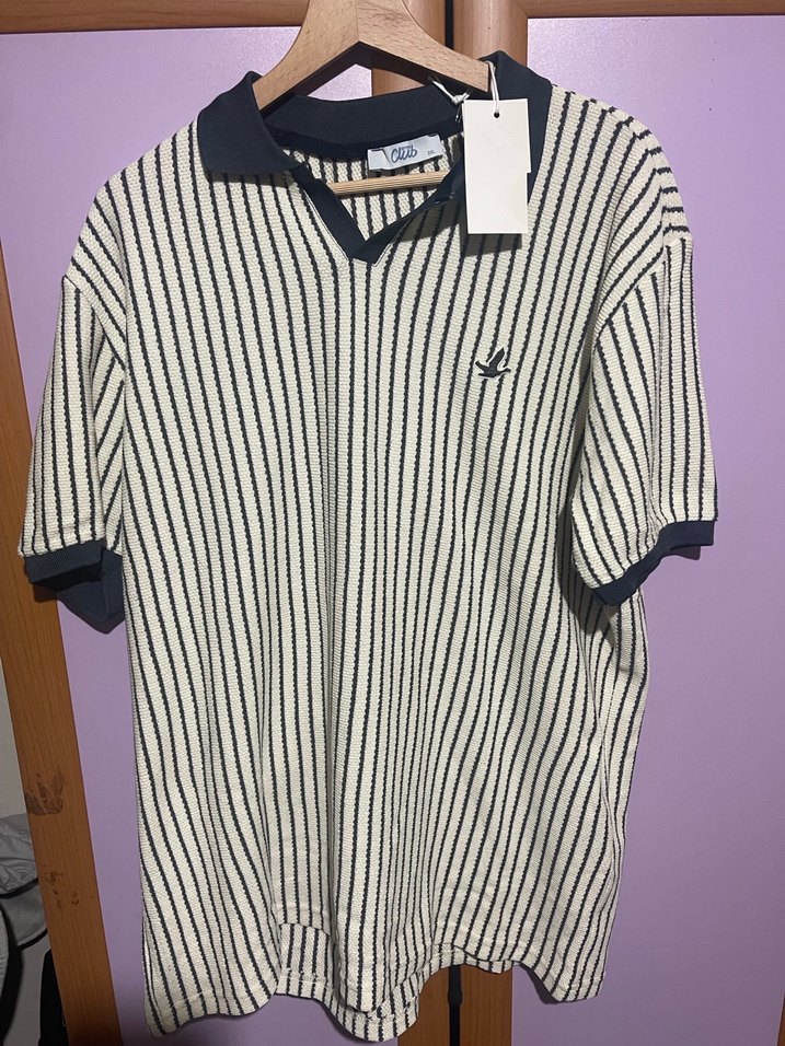 Orjinal Beymen Gri Desenli Pamuklu Erkek Polo Tişört - Görsel 2