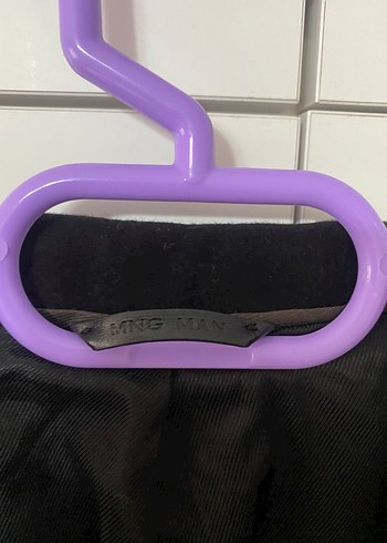 Düğmeli Siyah erkek Kaban - Görsel 3