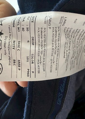 DS  Classic damat Lacivert Erkek Çift Düğmeli Takım Elbise - Görsel 4