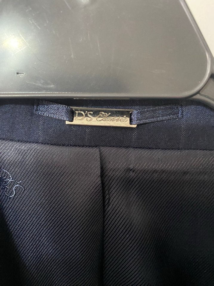 DS  Classic damat Lacivert Erkek Çift Düğmeli Takım Elbise - Görsel 3