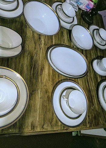 Bavaria Parlak Altın Kenarlı Yemek Takımı - Görsel 8